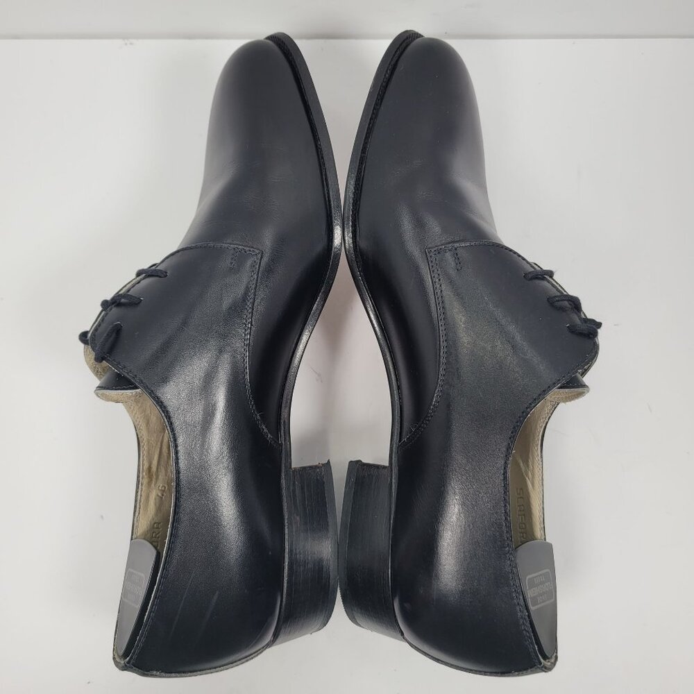 Vero Cuoio Scafora Men's Black Dress Shoes US Size 13 EU 46 Made In Italy - Picture 6 of 9